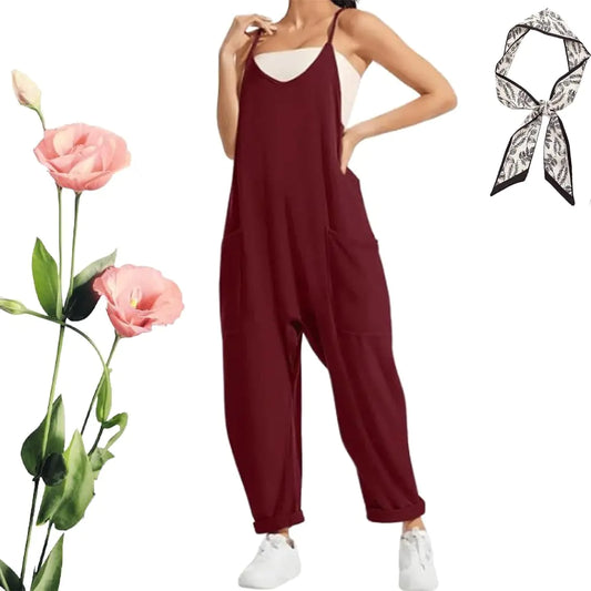 hwqsad Lahloya Maternity Jumpsuit Lahloya Pregnancy Jumpsuit Maternity Oversized Jumpsuit Cotton Romper (dark redMedium)