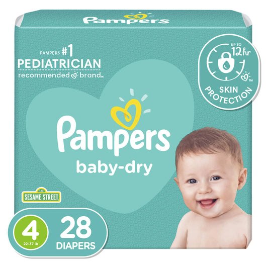 Pampers Cruisers Baby Dry Diapers Size 4 28 Count